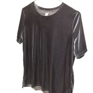 Gray Old Navy Velvet Shirt